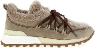 Brunello Cucinelli Dames, Schoenen, Beige, Maat: 36 1/2 EU Leer