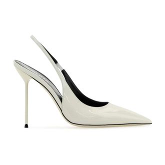 PARIS TEXAS Pumps, female, White, Size: 8 1/2 US White Leather Lidia Pumps