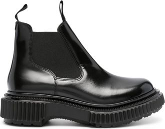 Adieu Paris Type 191 leather ankle boots - women - Calf Leather/Rubber/Calf Leather - 42 - Black