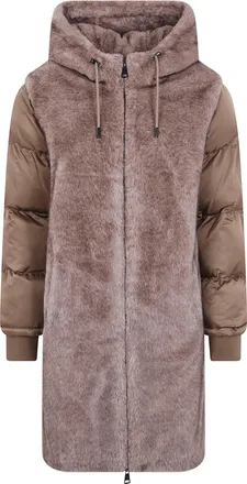 Betta Corradi Coat Hooded Dudu
