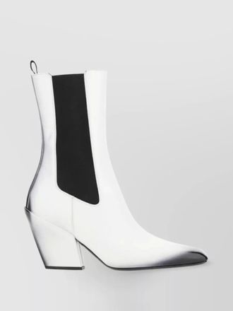 Prada distinctive heeled leather boots