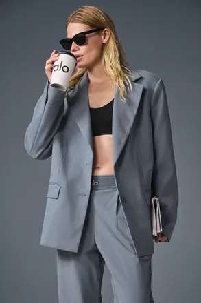 ジャケット Stella McCartney Grey single-breasted jacket in wool Stella McCartney wool single breasted jacket from $612.00