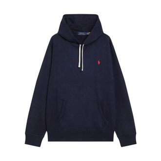 Polo Ralph Lauren Hoodies, male, Blue, Size: XL Polo Ralph Lauren Sweaters