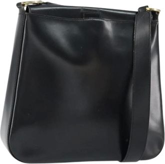 Dior Pre-owned Shoulder Bags, female, Black, Size: ONE SIZE Pre-owned Leather Shoulder Bag