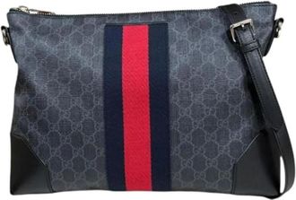 Gucci Pre-owned Sherry Line Schoudertas - Heren - Vintage Schoudertas - Zwart - ONE Size - Vintage