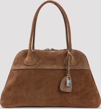 Miu Miu Miu M Iu Vivant su&egrave;de leren tas