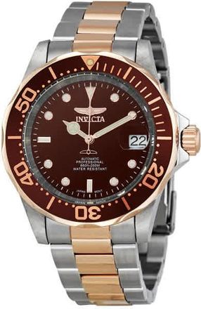 Invicta Pro Diver Automatic Brown Sunray Dial Watch 11241