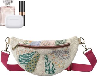 Generic Small Sling Bag - Vintage Lightweight Adjustable Strap | Bohemian Fabric Shoulder Bag Vintage Purse - for Outdoor Travel Hiking Cycling Riding Fishing