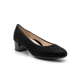 Ara Womens Vivian Pump - Wide In Black Puntikid