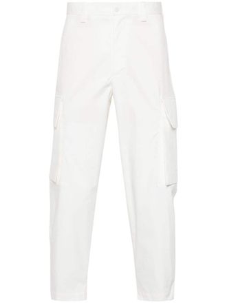 Neil Barrett tapered cargo trousers - men - Acetate/Cotton/Polyester/Cotton - 44 - White
