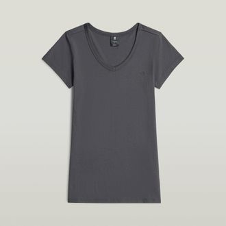 G-Star Slim V T-Shirt - Grijs - Dames