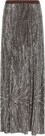 Paco Rabanne Sequin And Pearl Skirt
