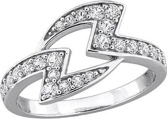 Rina Limor Silver 0.73 Ct. Tw. Gemstone Zigzag Ring