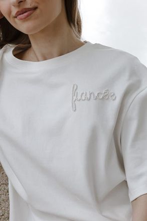 Untamed Petals Fianc&eacute;e Tee in White at Nordstrom, Size X-Small/small