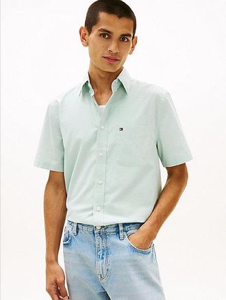 Tommy Hilfiger Regular Fit Lightweight Short Sleeve Oxford Shirt