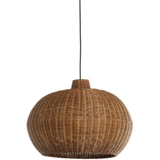 Light & Living Light & Living - L&aacute;mpara Colgante - Melzor - Marr&oacute;n - Rotan - &Oslash;