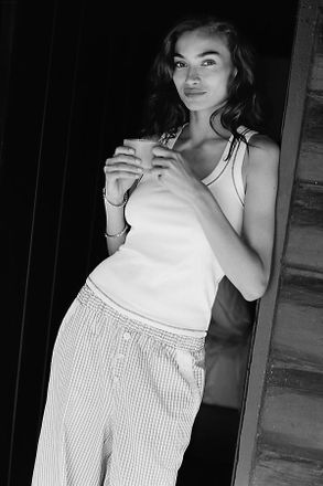 Pilcro The Sunny Scoop-Neck Tank Top by Pilcro