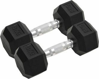 vidaXL Mancuernas 2 Unidades Total Hierro Fundido 16 Kg Vidaxl