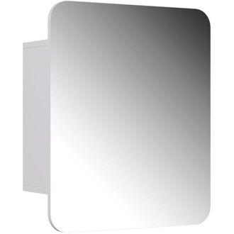 Vicco Specchio contenitore bagno Zino, Bianco, 60 x 50 cm con ripiani, Vicco