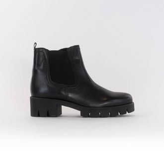 Gabor Womens Ankle High Boots In Black
