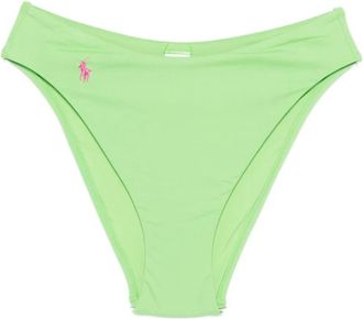 Polo Ralph Lauren High-leg bikinibroekje - Dames - Bikinis - Groen - S - Nylon - Badmode