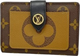 Louis Vuitton Pre-owned Wallets, female, Brown, Size: ONE SIZE Pre-owned Vintage Canvas Bi-fold Wallet