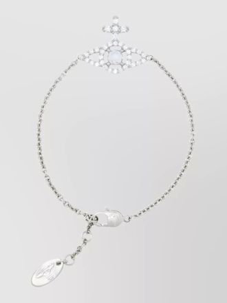 Vivienne Westwood olympia cz chain brass crystal bracelet
