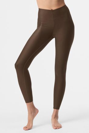 Alo | Airlift Strength Extreme High-Waist 7/8 Legging in Espresso Brown, Size: Small