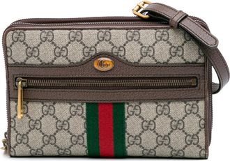 Gucci Pre-owned Womens Ophidia Belt Bag Signature Canvas - Silver Textile - One Size
