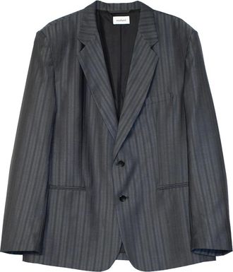 Soulland Luca Blazer - Heren - Jassen - Grijs - Maat: S/M Wol