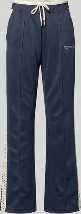 Pegador Trackpants mit Spitzenbesatz Modell TIHANY LACE in Blau, Gr&ouml;&szlig;e XL