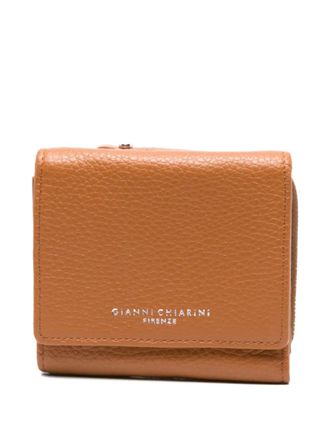 Gianni Chiarini grained-leather zip wallet - women - Grained Leather - One Size - Brown