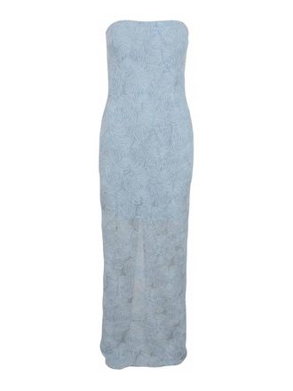 Rotate Textured Mesh Sheath Dress