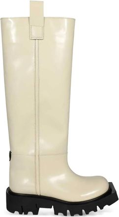 Msgm Laarzen met ronde neus - Wit