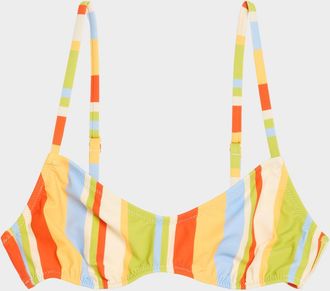 Solid & Striped The Rachel Striped Bikini Top