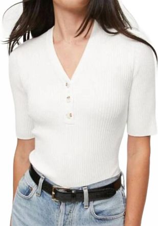 Michael Stars Jenny Top In Chalk