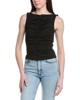 Frame Denim Frame Denim The Ruched Sleeveless Top