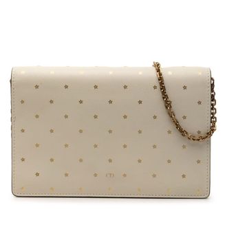 Dior Pre-owned Dior Stars Printed Calfskin Wallet on Chain Unisex 0GCPVK745QPF1WJL