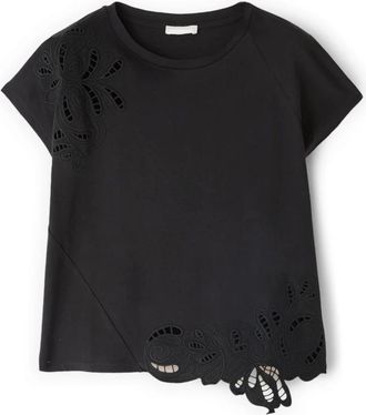 Motivi Dames, Tops, Zwart, Maat: XS Katoen