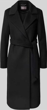 Christian Berg Mantel mit Woll-Anteil in Black, Größe 34
