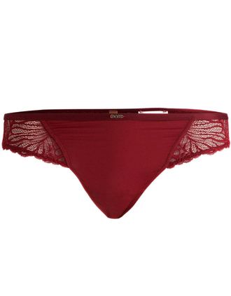 HUGO BOSS Womens Bianca Lace Brazilian, Red - Size: 16