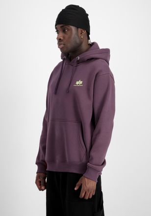 Alpha Industries Hoodie ALPHA INDUSTRIES Basic Hoodie SL, Herren, Gr. XL, lila (plum), Obermaterial: 80% Baumwolle, 20% Polyester, regular fit, Sweatshirts Hoodie