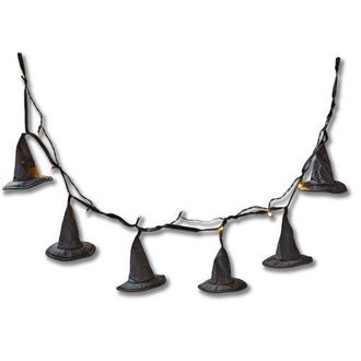 Tag Witch Hat LED String Lights - Halloween Indoor Decor in Black at Nordstrom