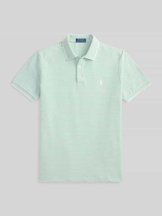 Polo Ralph Lauren Slim Fit Poloshirt aus Baumwoll-Mix in Mint, Gr&ouml;&szlig;e XXL