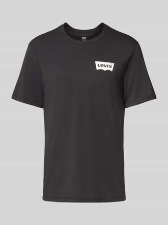 Levi's T-Shirt mit Label-Print in Black, Gr&ouml;&szlig;e L