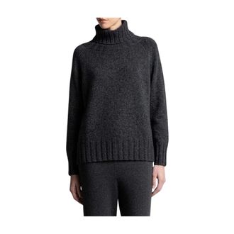 Kaos Maglione a collo alto raglan - - Knitwear - Donna - Grigio - L