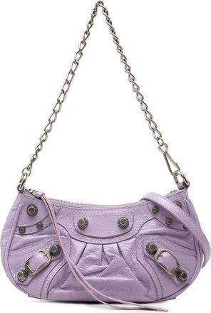 Balenciaga Pre-owned Balenciaga Mini Embossed Leather Motocross Le Cagole Ladies NFBS8247EDAXD268