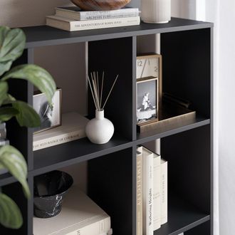 Vicco Separador De Ambientes Nove, Negro, 104 X 108 Cm