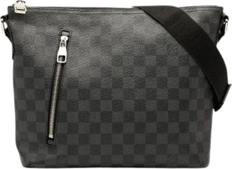 Louis Vuitton Pre-owned Cross Body Bags, female, Black, Size: ONE SIZE Pre-owned Vintage Canvas Cross Body Bag