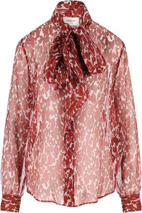 Saint Laurent Overhemden, Dames, Veelkleurig, M, Bloes